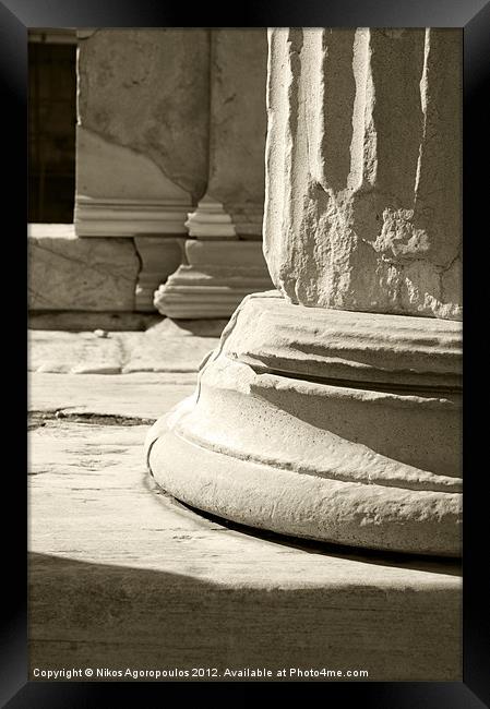 Ancient marble composition Framed Print by Alfani Photography