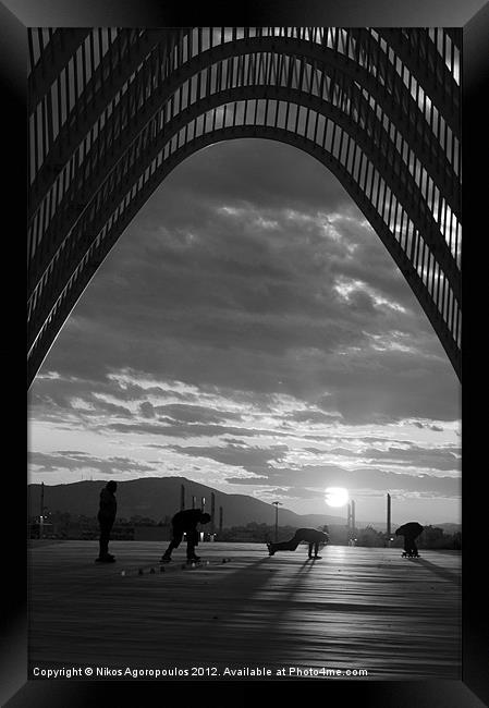 Urban dancers 8 Framed Print by Alfani Photography