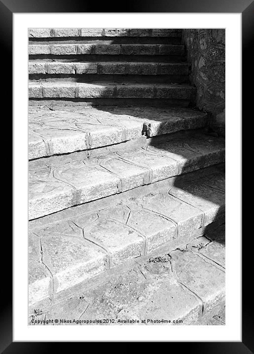 Turning steps Framed Mounted Print by Alfani Photography