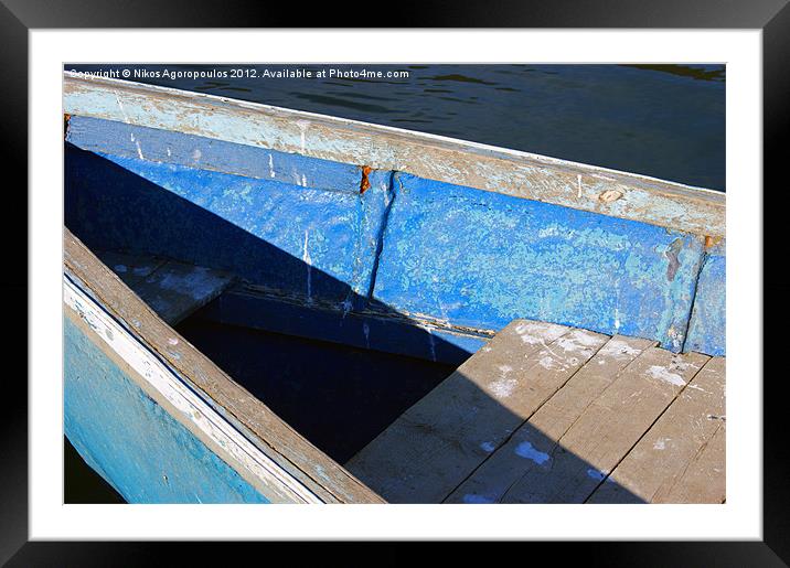 Blue tones Framed Mounted Print by Alfani Photography