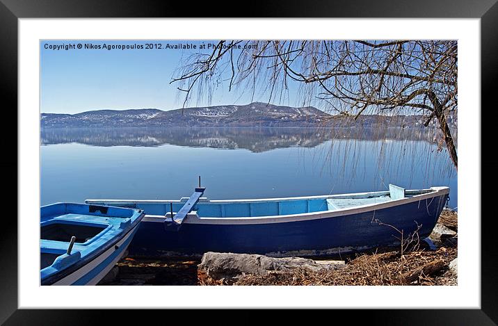 Blue tones 2 Framed Mounted Print by Alfani Photography