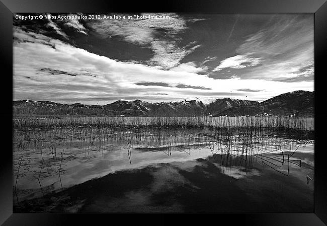 Reflected sky 2 Framed Print by Alfani Photography