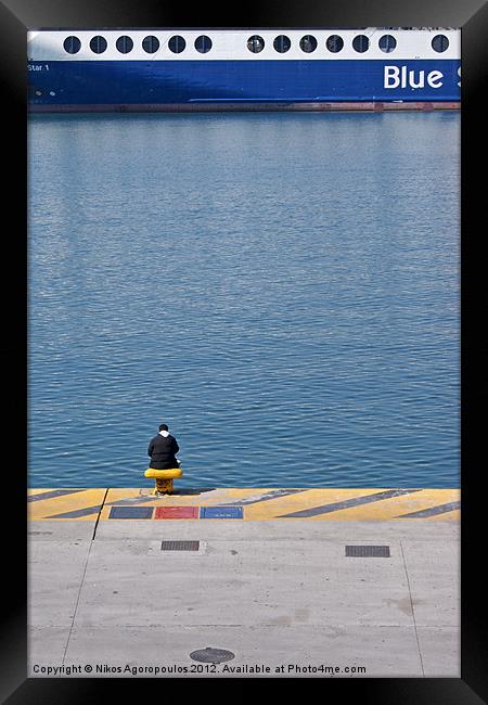 Waiting for the ferry Framed Print by Alfani Photography