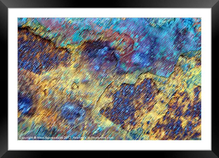 Time colors 1 Framed Mounted Print by Alfani Photography