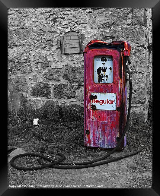 Gasoline ends Framed Print by Alfani Photography
