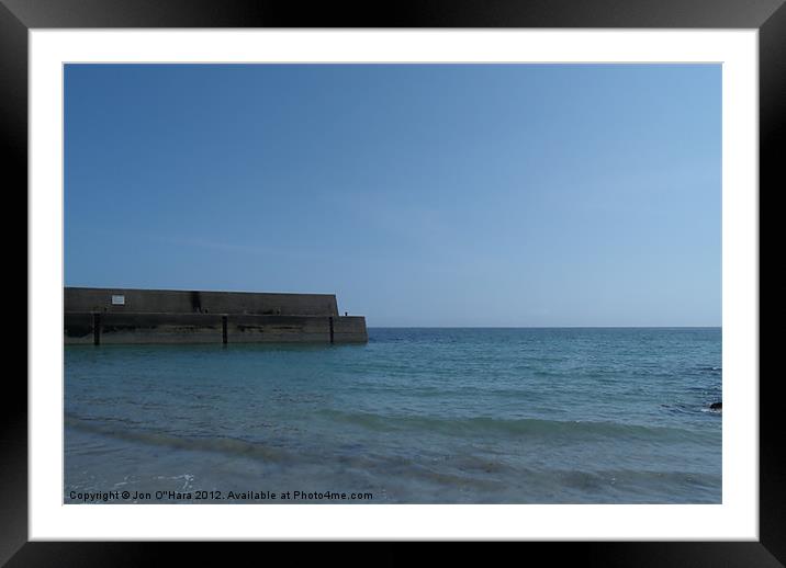 BEAUTIFUL BAYBLE BEACH 1 Framed Mounted Print by Jon O'Hara