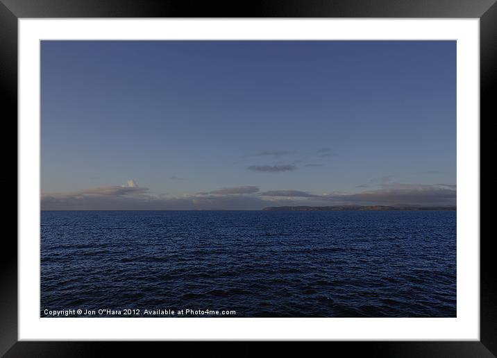 HEBRIDES VIEWS FROM THE MINCH 1 Framed Mounted Print by Jon O'Hara