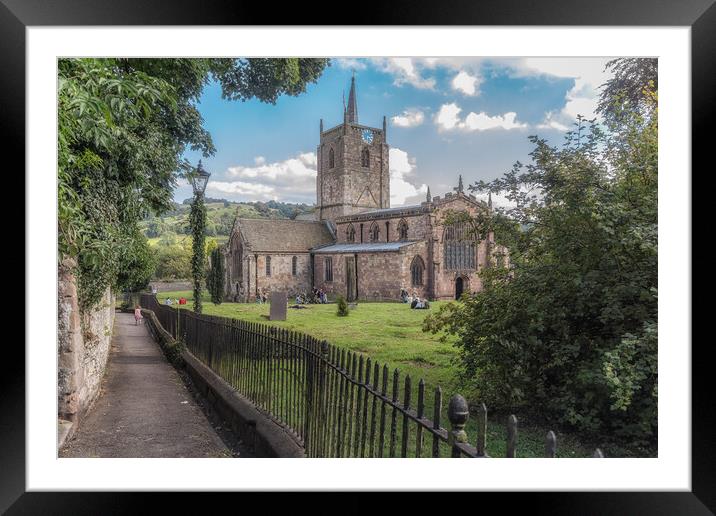 St Mary the Virgin Church, Wirksworth  Framed Mounted Print by Alan Matkin