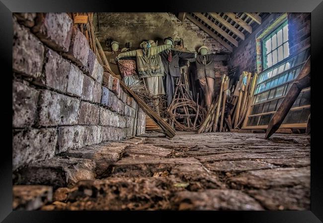 The Scarecrows  Framed Print by Alan Matkin