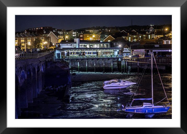 Rocksalt Restaurant Folkestone Harbour Framed Mounted Print by David Shackle