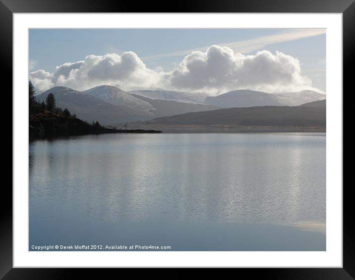 Loch Doon Framed Mounted Print by Derek Moffat Canvas & Prints