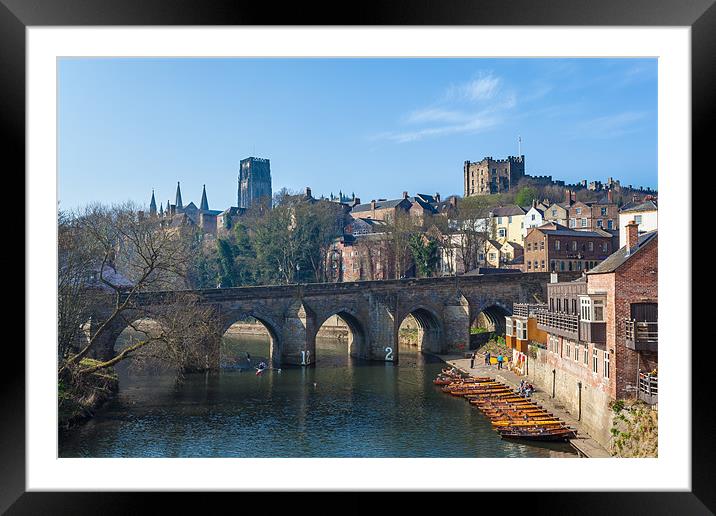 Durham city Framed Mounted Print by Gary Finnigan