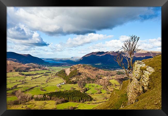 Lakes view Framed Print by Gary Finnigan