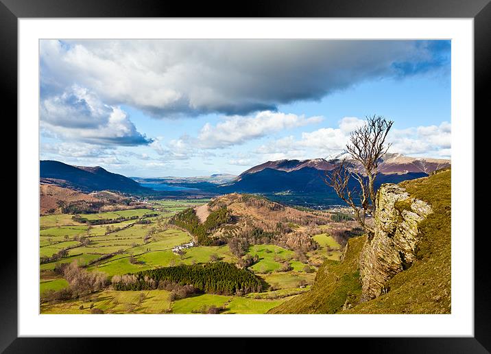 Lakes view Framed Mounted Print by Gary Finnigan