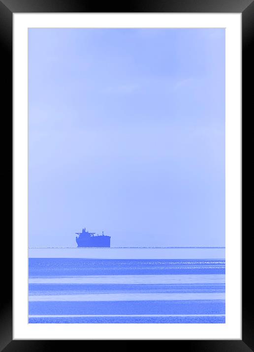 Ship Framed Mounted Print by Gary Finnigan