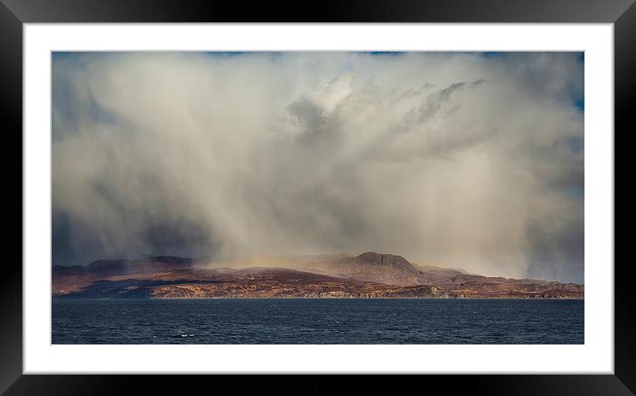 Storm Framed Mounted Print by Gary Finnigan