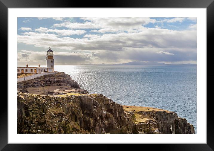 Neist Lighthouse Framed Mounted Print by Gary Finnigan