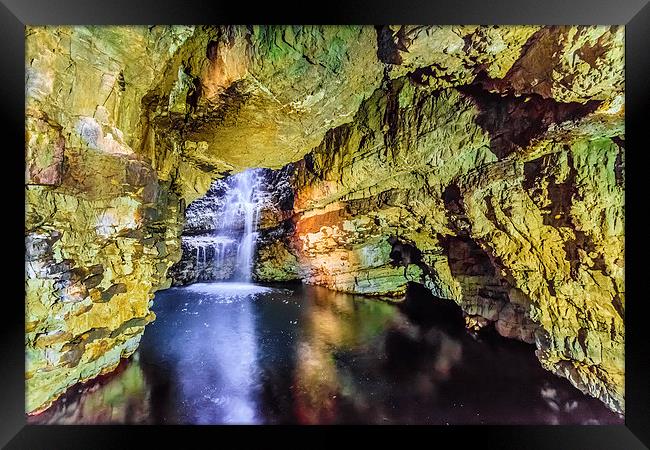 Smoo Cave Framed Print by Gary Finnigan