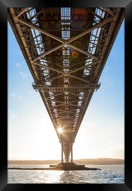 Under the Bridge Framed Print by Gary Finnigan