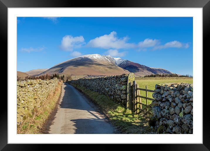 Blencathra Framed Mounted Print by Gary Finnigan