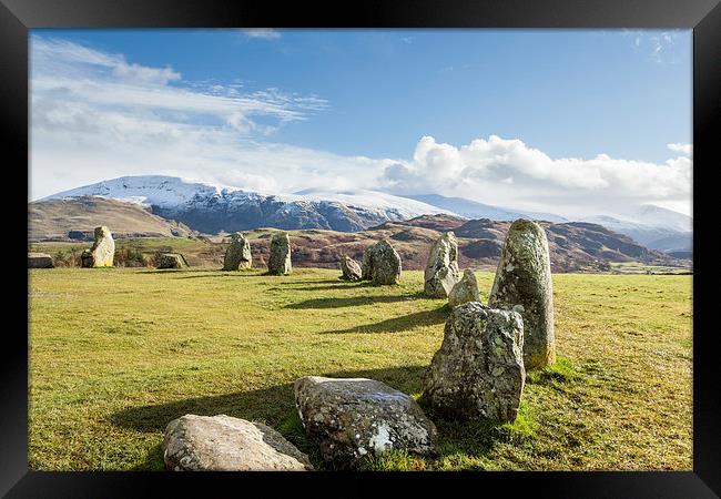 Castlerigg Stone Circle Framed Print by Gary Finnigan