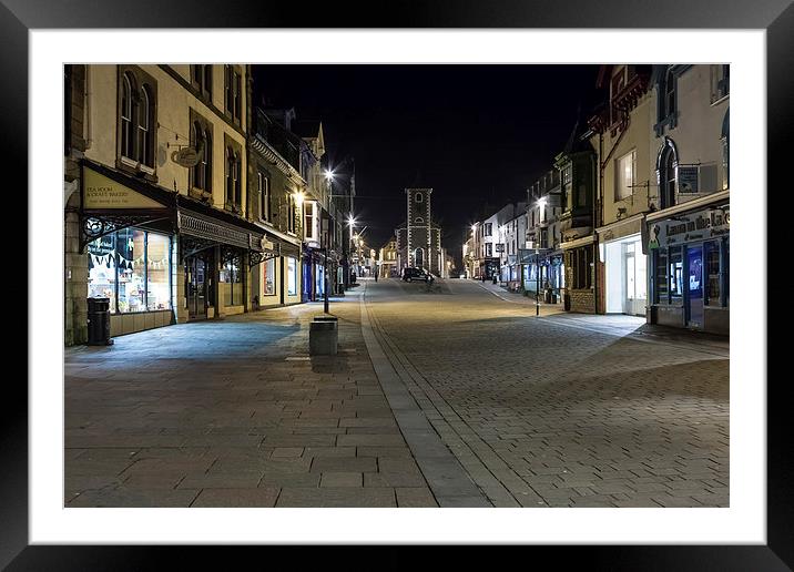 Keswick high street Framed Mounted Print by Gary Finnigan