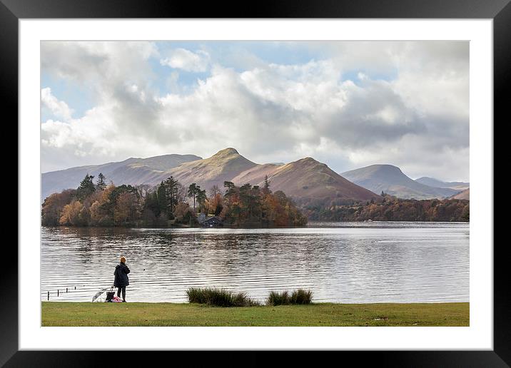 Videographer Framed Mounted Print by Gary Finnigan