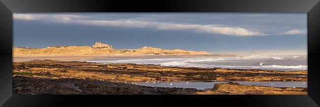 Bamburgh Castle Framed Print by Gary Finnigan