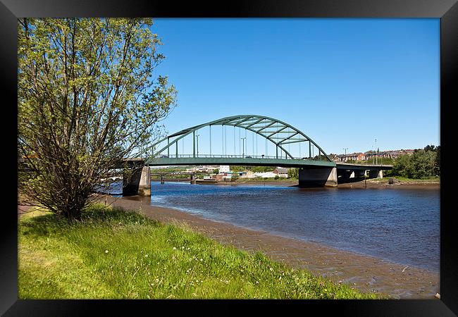 The Scotswood bridge Framed Print by Gary Finnigan