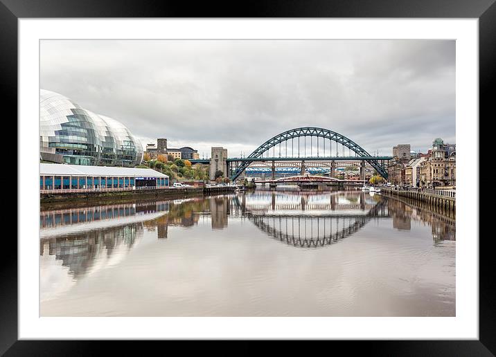 Quays Framed Mounted Print by Gary Finnigan