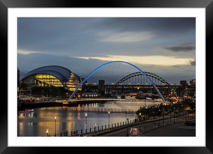 Ouseburn View Framed Mounted Print by Gary Finnigan