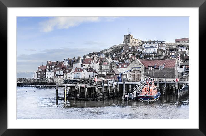 Whitby Town Framed Mounted Print by Gary Finnigan