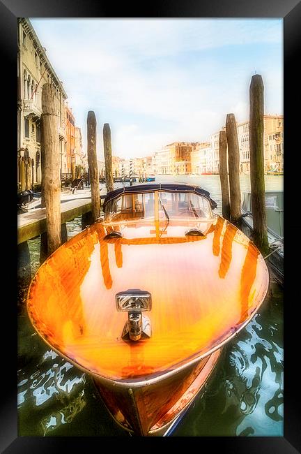 Water taxi Framed Print by Gary Finnigan