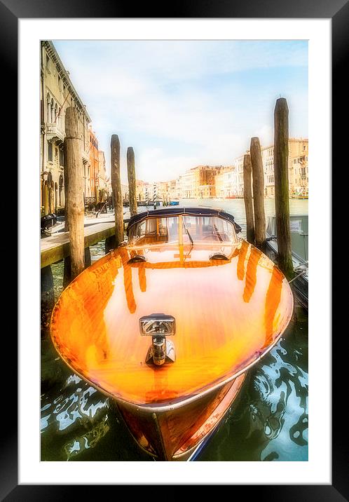 Water taxi Framed Mounted Print by Gary Finnigan