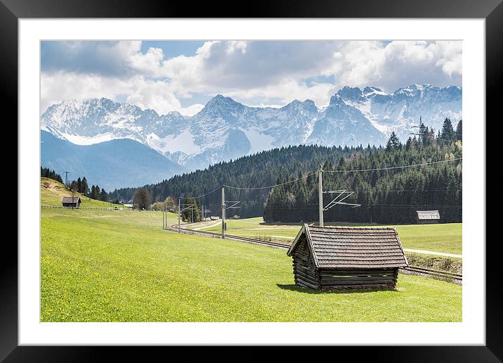 Wood hut Framed Mounted Print by Gary Finnigan