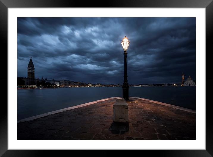 San Marco and San Giorgio Maggiore from Dorsoduro Framed Mounted Print by Gary Finnigan