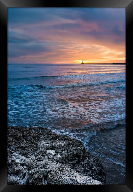 Sunlighthouse Framed Print by Gary Finnigan