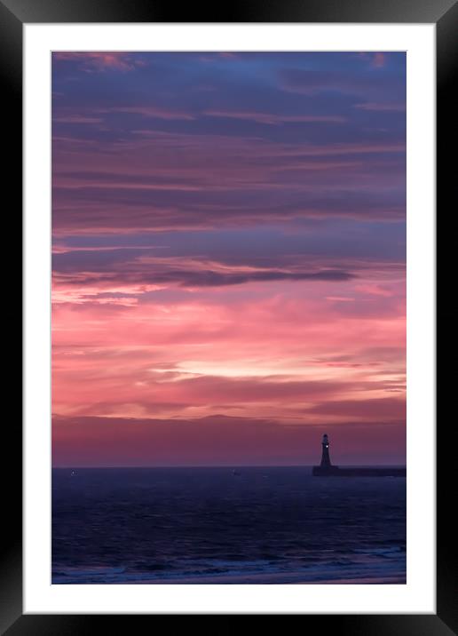 Sunrise Framed Mounted Print by Gary Finnigan