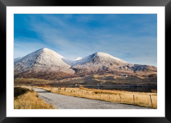 On the Road to Elgol Framed Mounted Print by Gary Finnigan