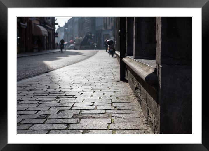 Wollestraat Framed Mounted Print by Gary Finnigan