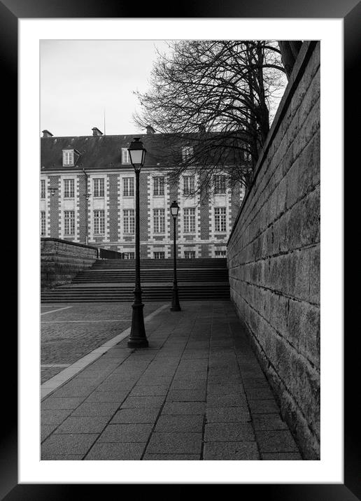 Parc de l'Eveche Framed Mounted Print by Gary Finnigan