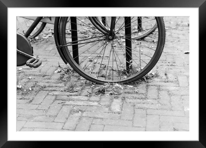 Abandoned bicycle Framed Mounted Print by Gary Finnigan