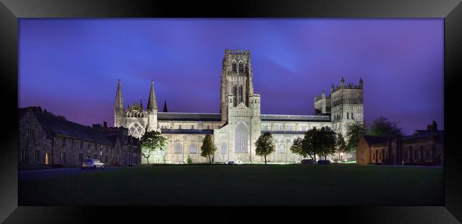 Durham cathedral by night Framed Print by Gary Finnigan
