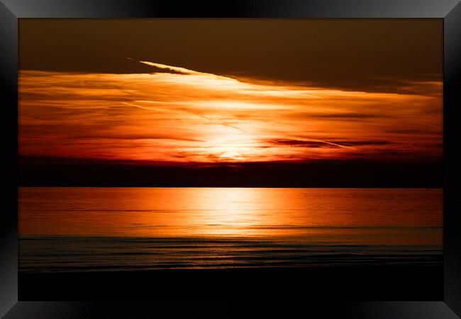 Walney sunset Framed Print by Gary Finnigan