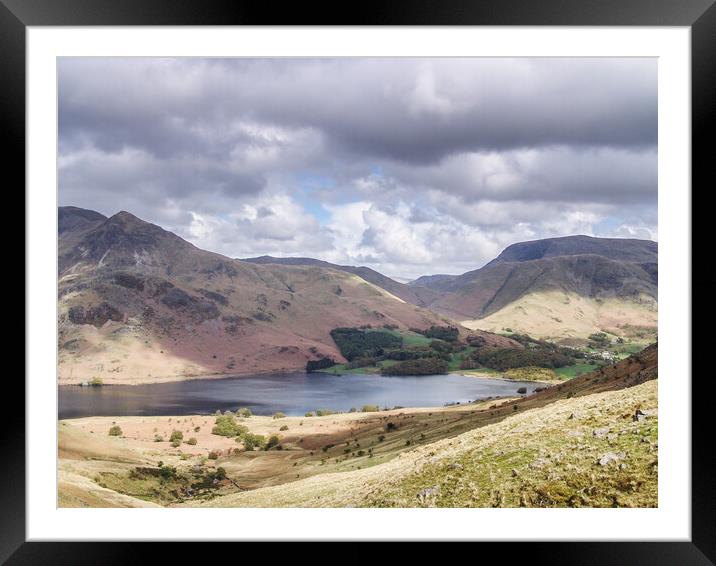 Crummock water Framed Mounted Print by Gary Finnigan