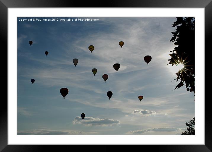 Up Up and away Framed Mounted Print by Paul Amos