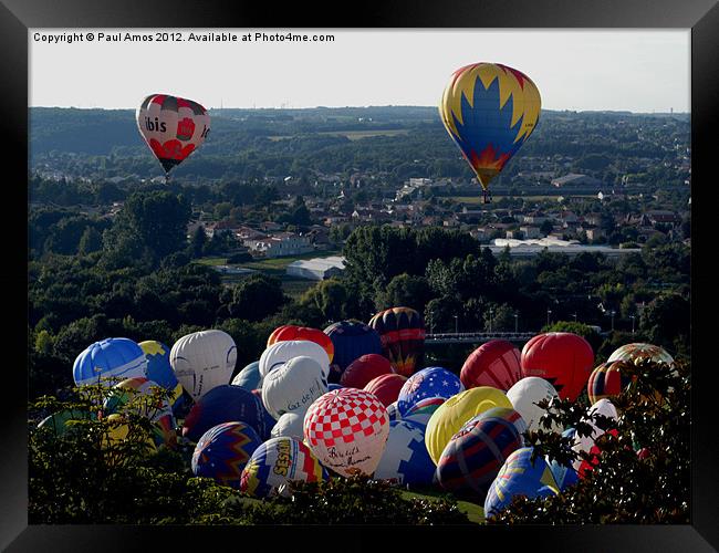 Take Off Framed Print by Paul Amos