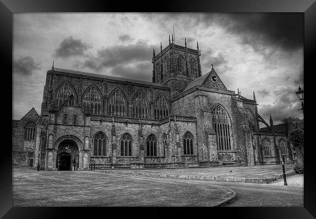 Sherborne Abbey Framed Print by Dave Reed