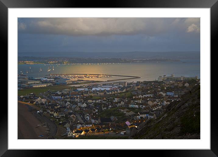 Olympic SunriseNA Framed Mounted Print by Dave Reed