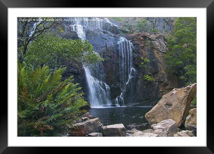 Mc Kenzies Falls Framed Mounted Print by Mark Preston